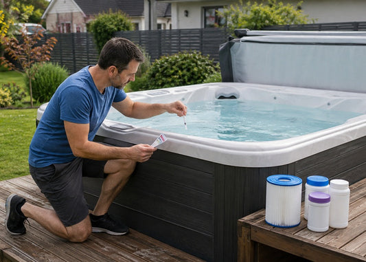 Cum întreții apa din jacuzzi: pH, clor, brom și filtrare explicate simplu