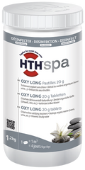Componentă inclusă în kit: hth Spa OXY LONG – tablete oxigen activ 1,2 kg