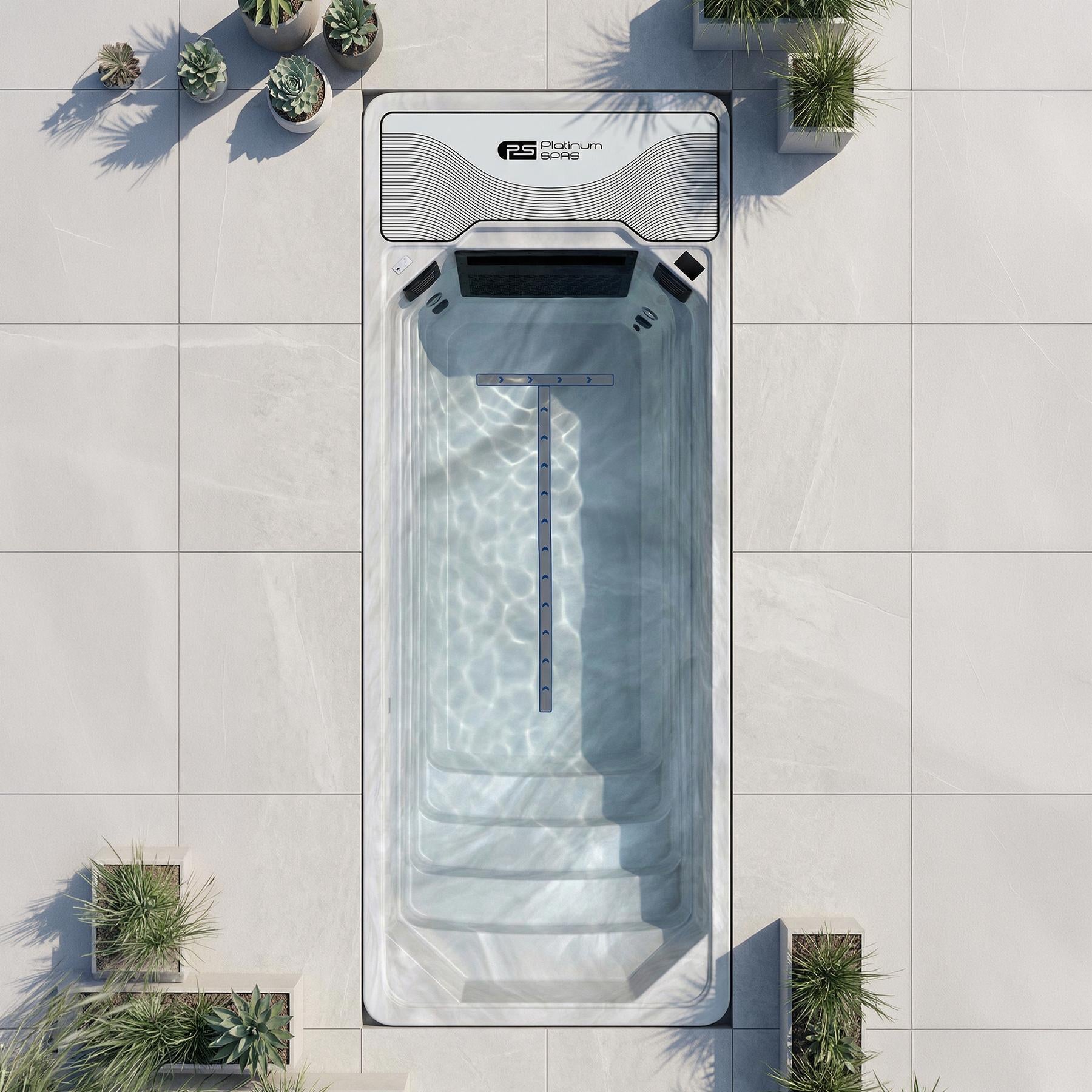Minipiscină SPA Chronos Pro, Platinum Spas — vedere de sus, generația actuală