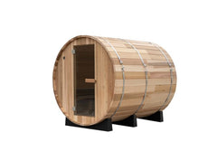 Sauna tip butoi Panorama Red Cedar 1800