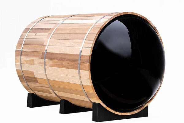 Sauna tip butoi Panorama Red Cedar 2400